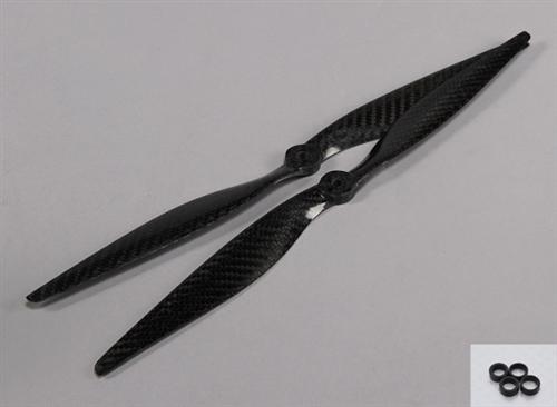 15x4E Carbon Fiber Propellers L/H and R/H Rotation (1 pair) [445000015/39777]